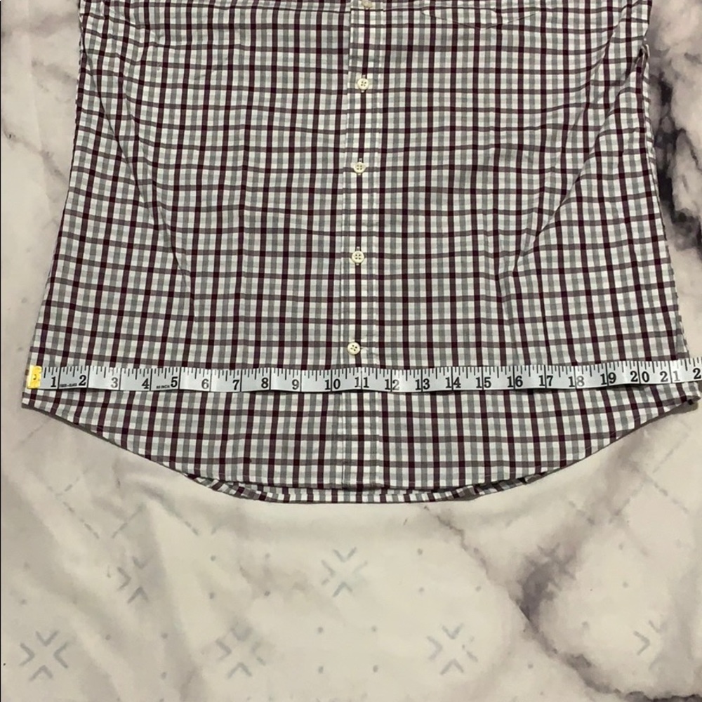 Gant Oxford Button Down Check Fit Port Red Large - Picture 11 of 12